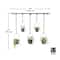 Umbra Black Triflora Hanging Planter Set